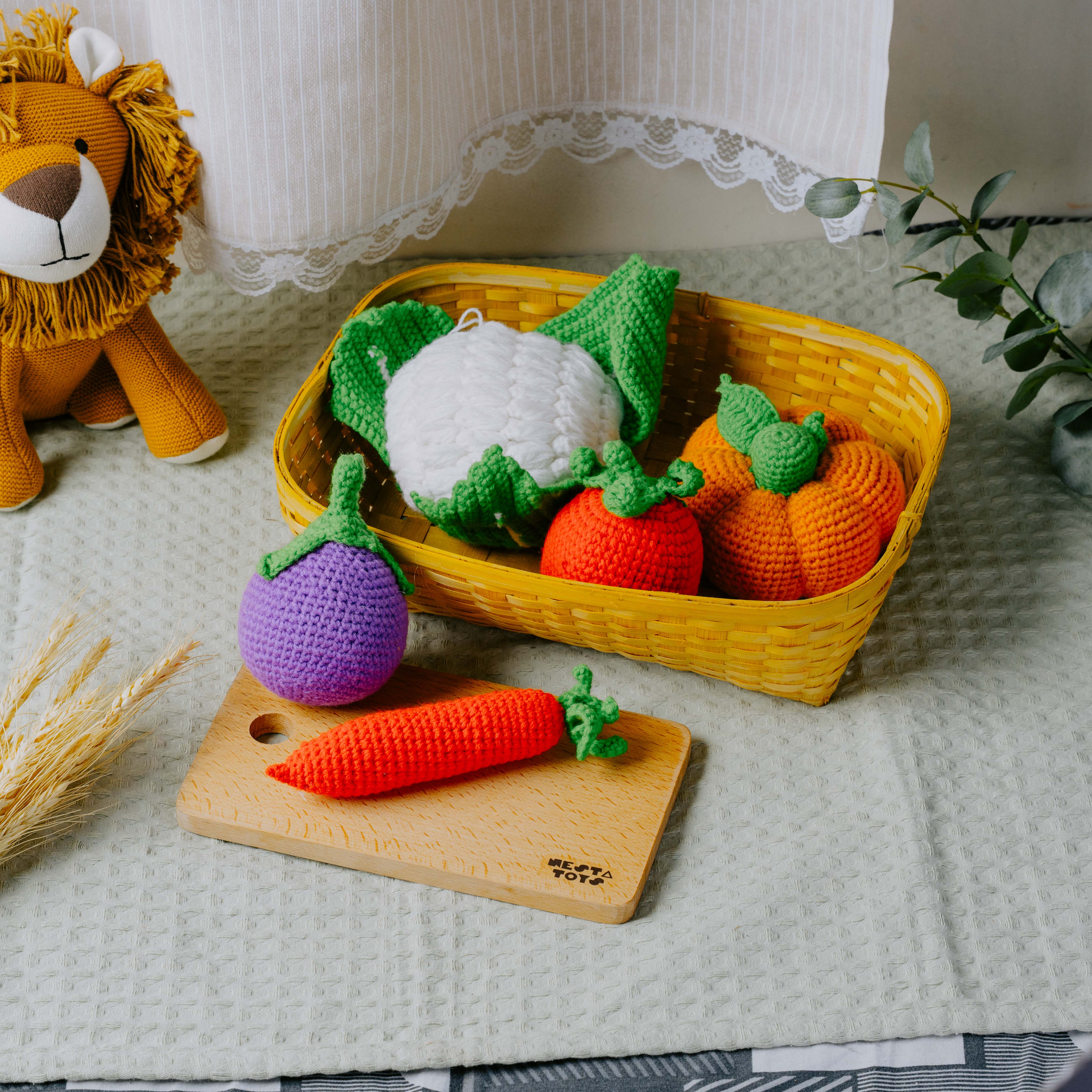 Crochet Vegetable Toys | Play Food for Kids - Image 2