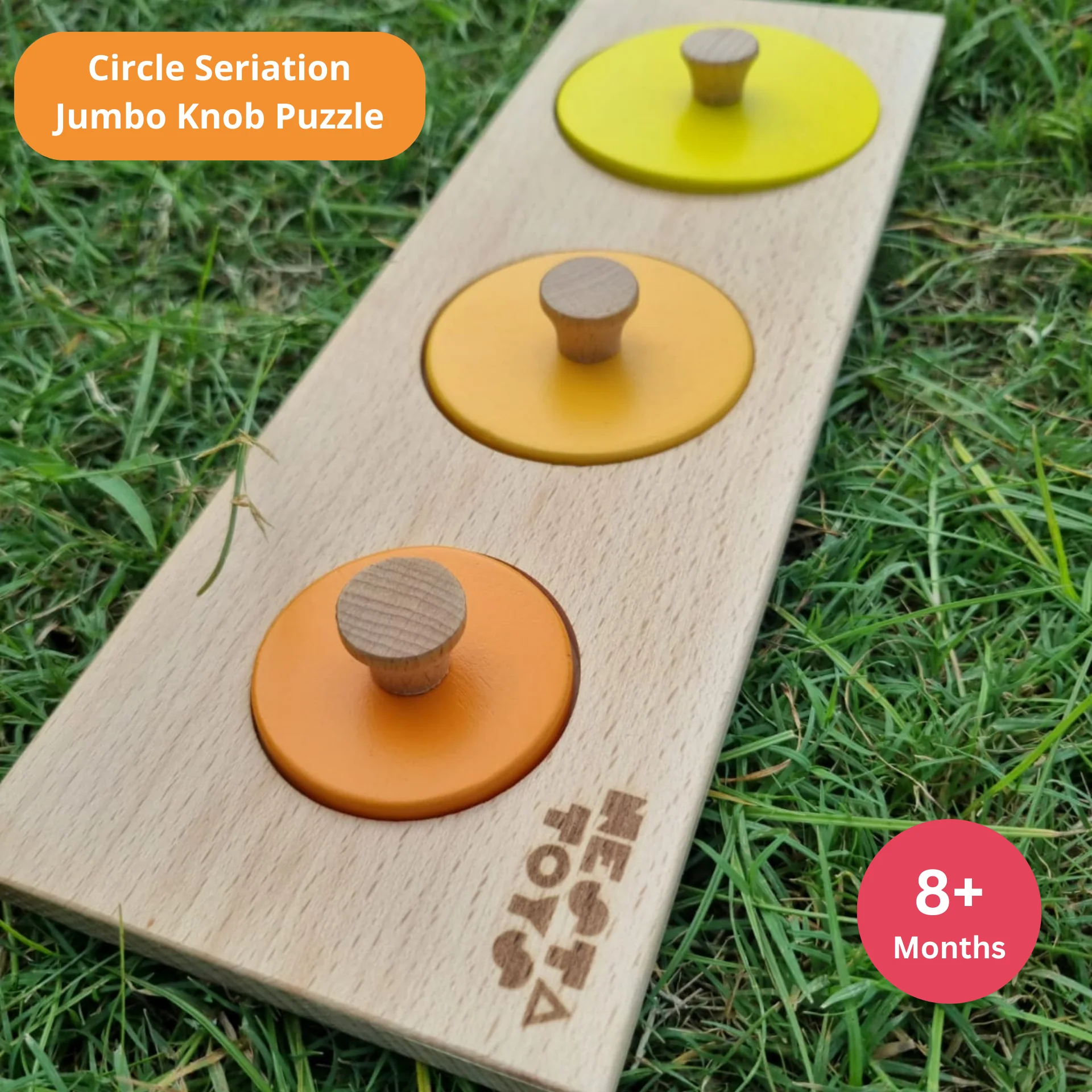 Montessori Circle Seriation Puzzle - Image 2